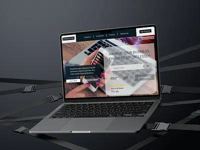 Financial Management Website banking website desktop finance ux design web design website