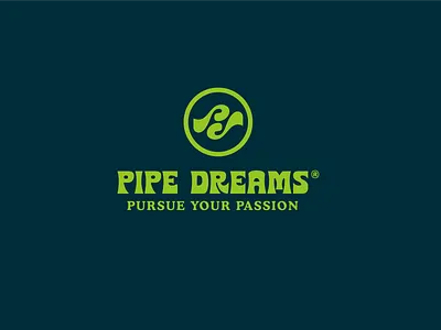 Pipe Dreams Apparel apparel brandmark identity lettermark logo logo design monogram pd pipe dreams