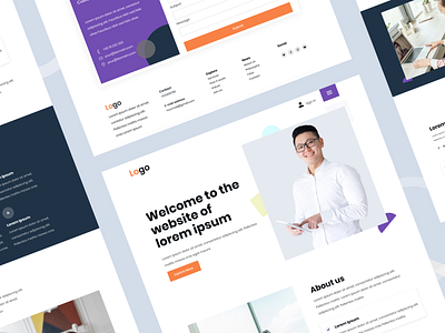 Landing Page-Dummy, UI Design landing page ui