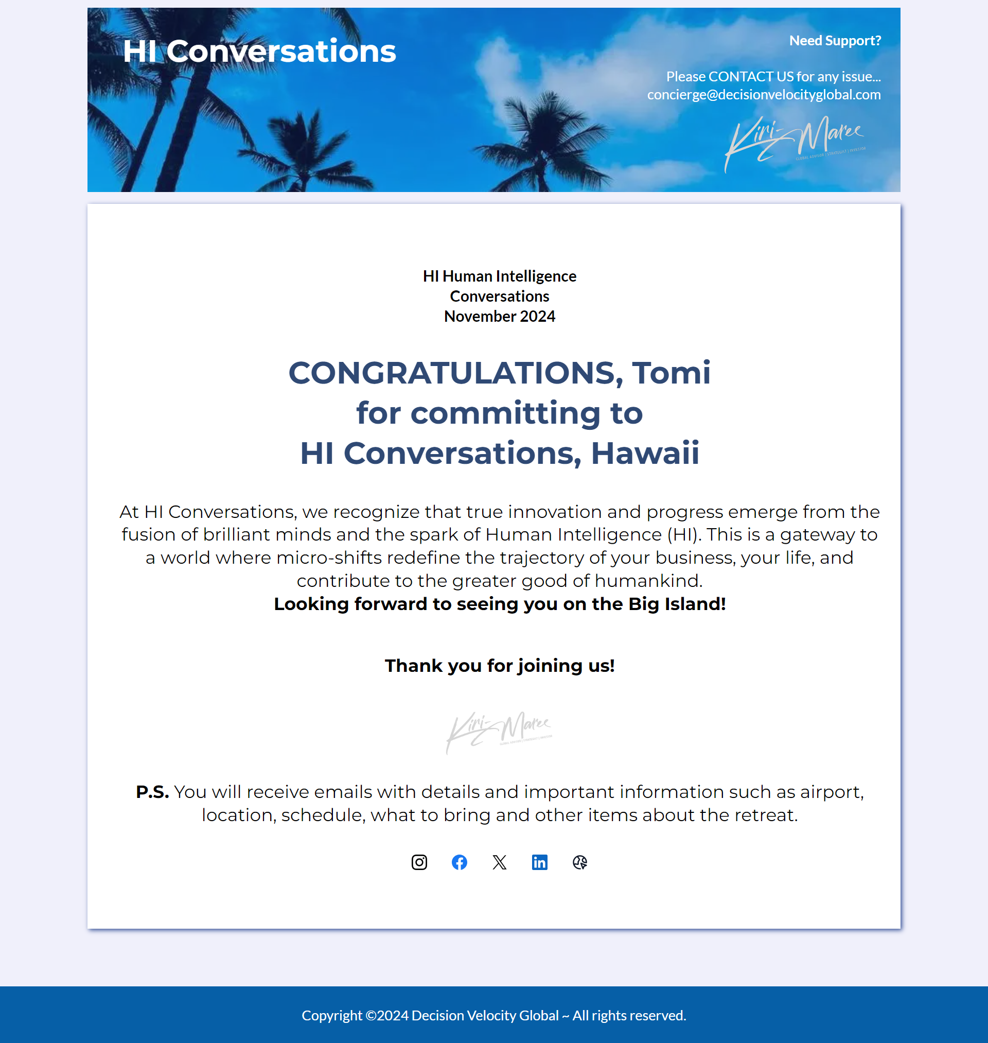 Example of Email Marketing Setup