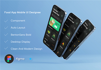 Food-Apps-UI-Template app apps apps ui branding design figma food app food apps ui template illustration landing page logo mobile apps ui ux website