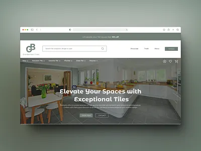 A website design for Giorbello Tiles app branding design graphic design typography ui ux web design