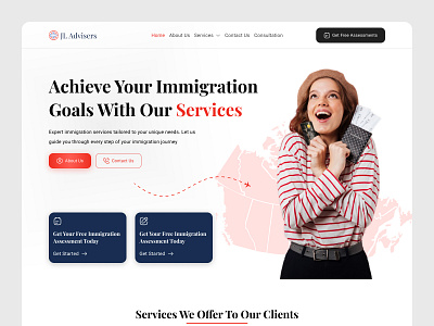 Immigration Law Firm Website immigration law law firm web design webdesign website