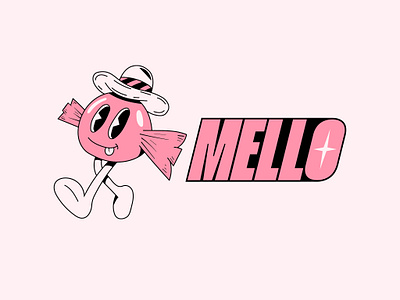 Mello Brand Identity brand brand design branding candy graphic design logo