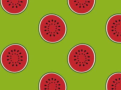 Cute fruit pattern ripe watermelon app branding design graphic design illustration logo typography ui ux vector