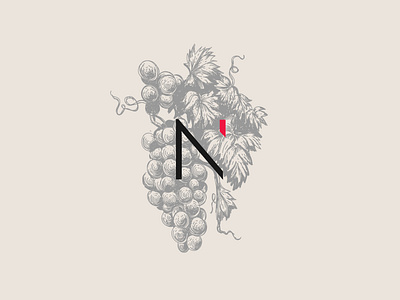 Symbol "N" Logo for Home Wine Company branding design designinspiration graphic design icon illustration logo logodesign logomakers n symbol vector wine