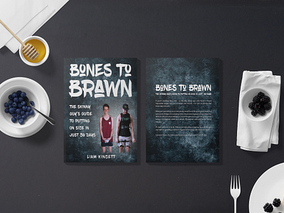 Bones To Brawn book layout book mockups book typography cover design creative layouts custom covers design design inspiration illustration ui