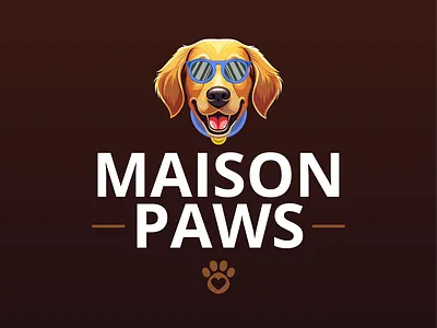 Maison Paws Logo Design branding graphic design logo logo design