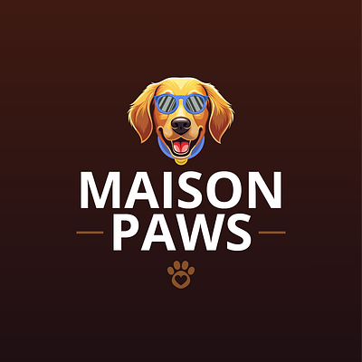 Maison Paws Logo Design branding graphic design logo logo design