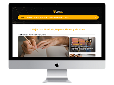 Healthy Body Champ - Web Corporate elementor web web design web designer web interface website wordpress