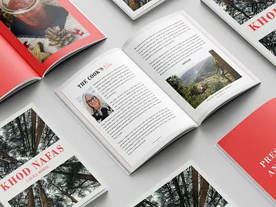 Khod Nafas Recipe Book book layout book mockups book typography cover design creative layouts custom covers design design inspiration illustration ui