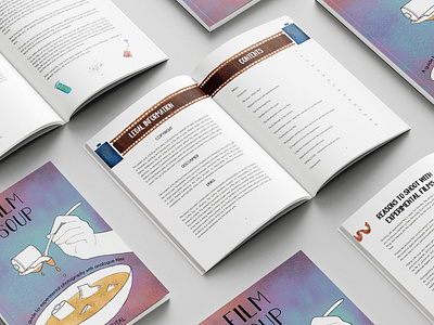 Film Soup book layout book mockups book typography cover design creative layouts custom covers design design inspiration illustration ui