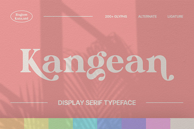 Kangean - Retro Serif Font chubby elegant font fonts modern retro retro font serif serif font stylish stylish font typeface vintage