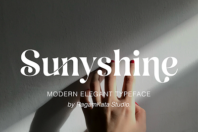 Sunyshine - Elegant Serif Font branding branding font display display font elegant elegant font font fonts modern modern font serif serif font type typeface