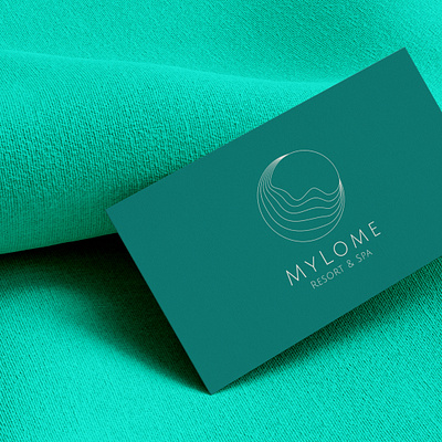 MyLome Resort & Spa, Logo Design branding design graphic design hotel illustration logo resort spa travel typography