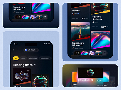 Dynamic cart exploration ✨ animation app app design cart design dynamic dynamic island graphic design interaction micro interaction mobile nft product ui