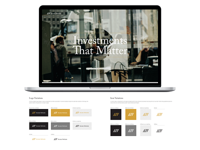 Access Venture - Brand & Website branding ui ux website wireframes