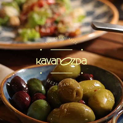 Kavanozda, Logo Design branding design food graphic design illustration logo meze restaurant tapas typography