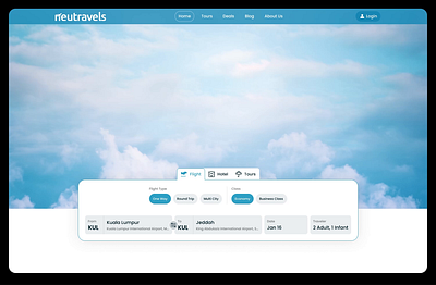 Animated Travel Agency Hero Section Design in Figma animation hero section travel agency website travel website ui uiux ux