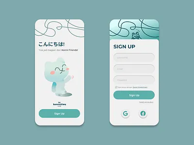 Daily UI #001 - Sign Up app dailyui design graphic design typography ui