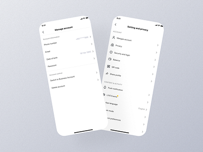 Setting And Privacy Mobile App Ui app design mobile privacy design privacy mobile privacy screen privacy setting app privacy ui screen setting setting and privacy setting and privacy design setting and privacy mobile setting and privacy screen setting and privacy ui setting and privacy app setting app setting screen setting ui ui