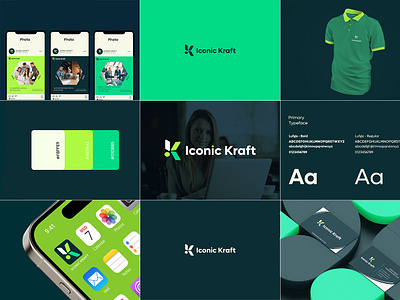 Iconic Kraft logo design - Brand Identity band design brand identity brand style branding craft craft logo design full logo graphic design guideline icon icon design iconic illustration logo logo design tshirt design ui