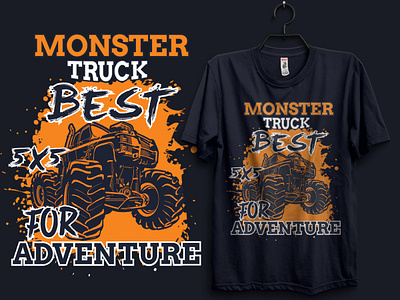 Monster Truck T-Shirt Design. t shirt design