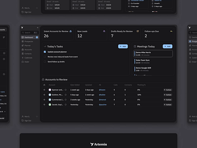 The ultimate BDR tool bread clean dark mode sales ui