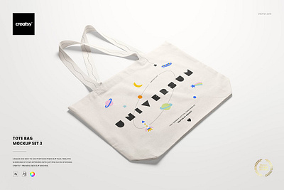 Tote Bag Mockup Set 3 canvas creator creatsy custom customizable design designed generator mock up mock ups mockup mockups pattern patterns personalized printed smart object surface template templates