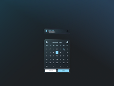 Challenge - 080 - Date Picker daily ui challenge dailyui date picker ui design