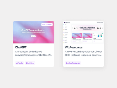 WizResources - Card and Button Components UI UX Design app ui bento cards card card ui cards component component design component ui ux design components landing page product card product card design product card ui saas ui ui card ui component ui design ui ux design web ui