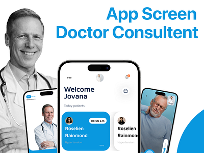 Doctor Consultent 3d animation appdesign branding design illustration ui uiuxde ux uxdesign