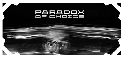 PARADOX OF CHOICE art book choice colors design gestalt graphic design modern society outdoor paradox theory color typography