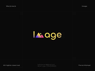 Image | Wordmark clean minimal logo design. branding faru faruart graphic design imagelogo logo logodesign minimal logo wordmark logo