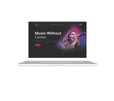 Music WebSite design music ui website