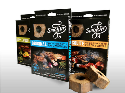 Smokin' O's BBQ Smoke Rings barbecue bbq branding burgers cooking cpg freelance graphic design grill grilling logo meat packaging smoked woodfire