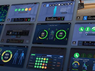 VR Medical Assessment UI adobe illustrator design graphic design infographic ui vector vr