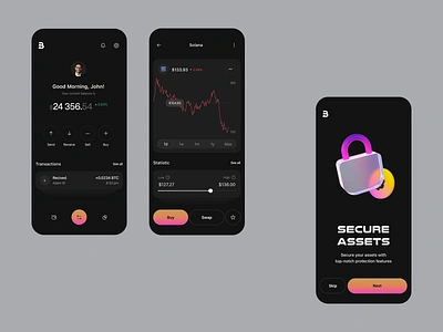 Boost app 3d onboarding android animation design app design crypto mining design crypto mobile app crypto wallet design defi app design figma design interaction design ios mobile mobile design motion design solana crypto design top mobile ui ui design ux ux design