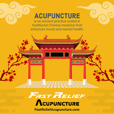 Fast Relief Acupuncture - Ancient Practice, Instagram Post graphic design