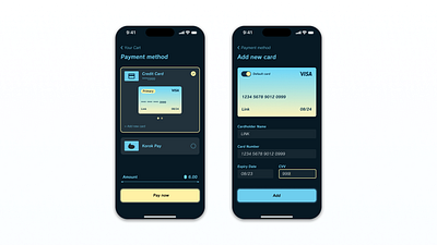 Daily UI #2 - Credit Card dailyui ui ux