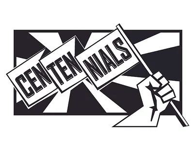 Centennials - Band, T-shirt Design graphic design