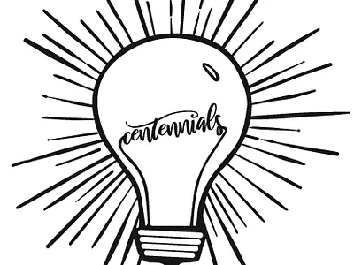 Centennials - Band, T-shirt Design graphic design