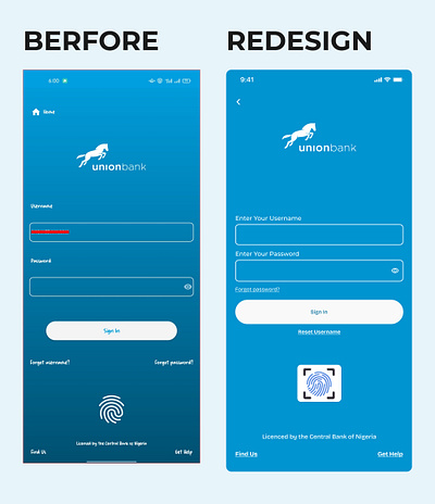 Union bank mobile app redesign app design figma mobile design ui ui design ui ux ux ux design uxui web design