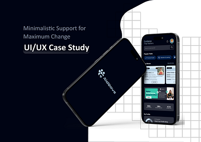 AidWave case study designs donation app graphic design login screen mentor app mentorship minimalist app design mobile ui sign up screen ui user research uxui design