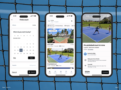 Rally™ app figma ios mobile sport ui ux