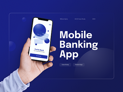 Mobile Banking App | UX/UI Case Study banking case study design figma financial mobile app typography ui user flow ux wireframes