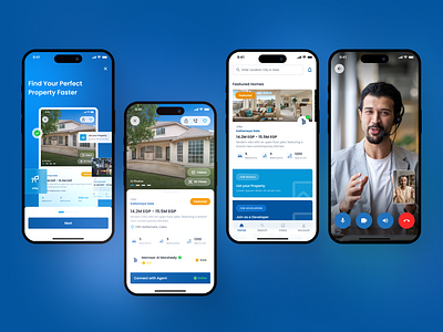 Bioot - Propety Search App mobile mobile app modern property search real estate uiux vibrant