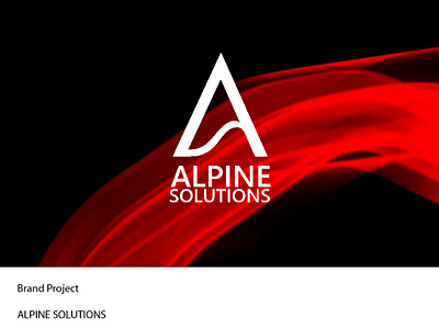 Alpine Solutions :: Branding branding graphic design logo ui