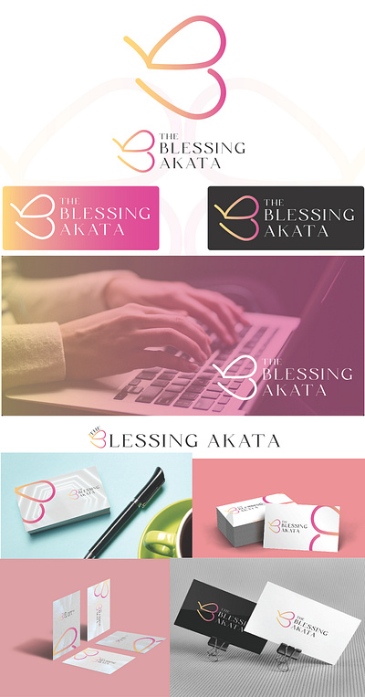 THE BLESSING AKATA Logo Design branding design graphic design logo