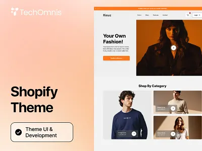 Shopify Theme UI & Development app app design graphic design shopify theme theme uiux ui uiux website